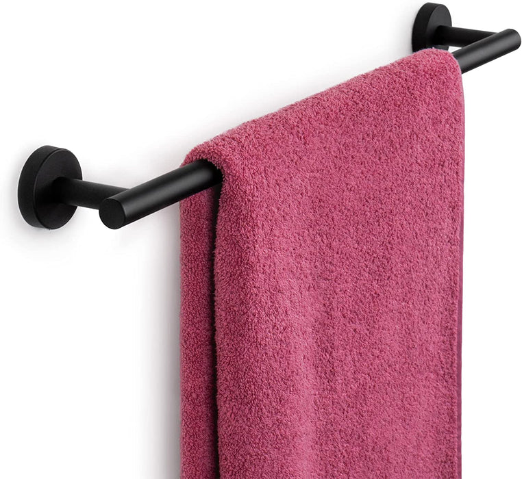 16 inches Matte Black Towel Bar for Bathroom