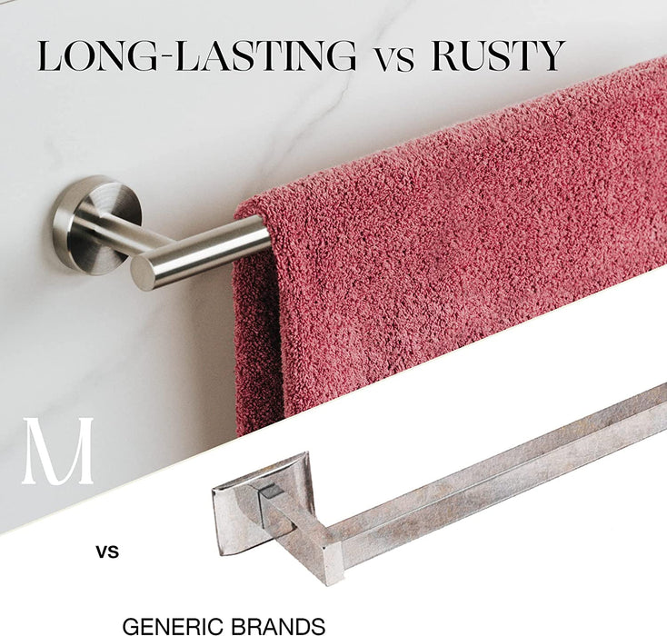 16 inches Polished Chrome Towel Bar for Bathroom