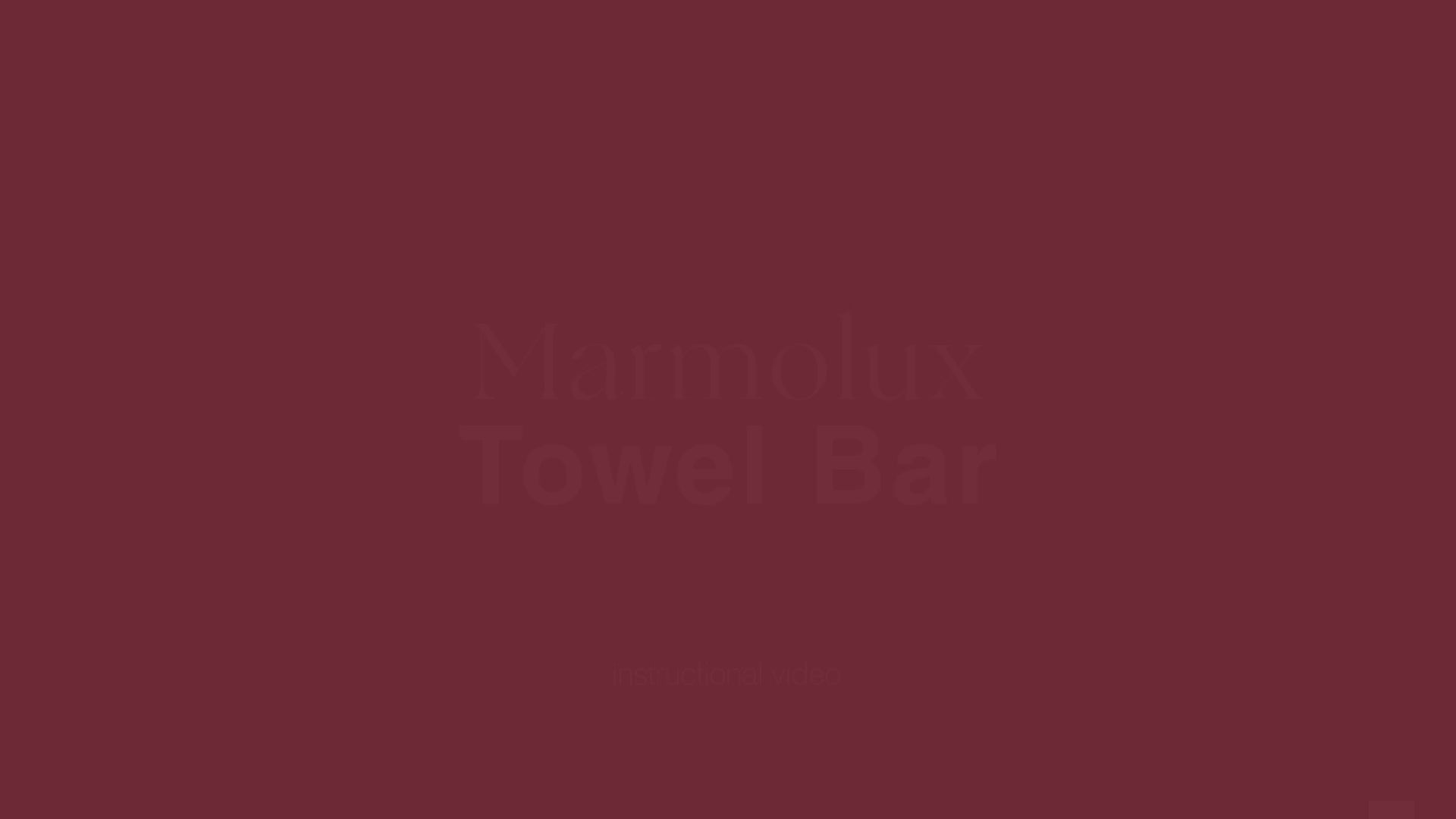 14-inch Hand Towel Bar (Matte Black)