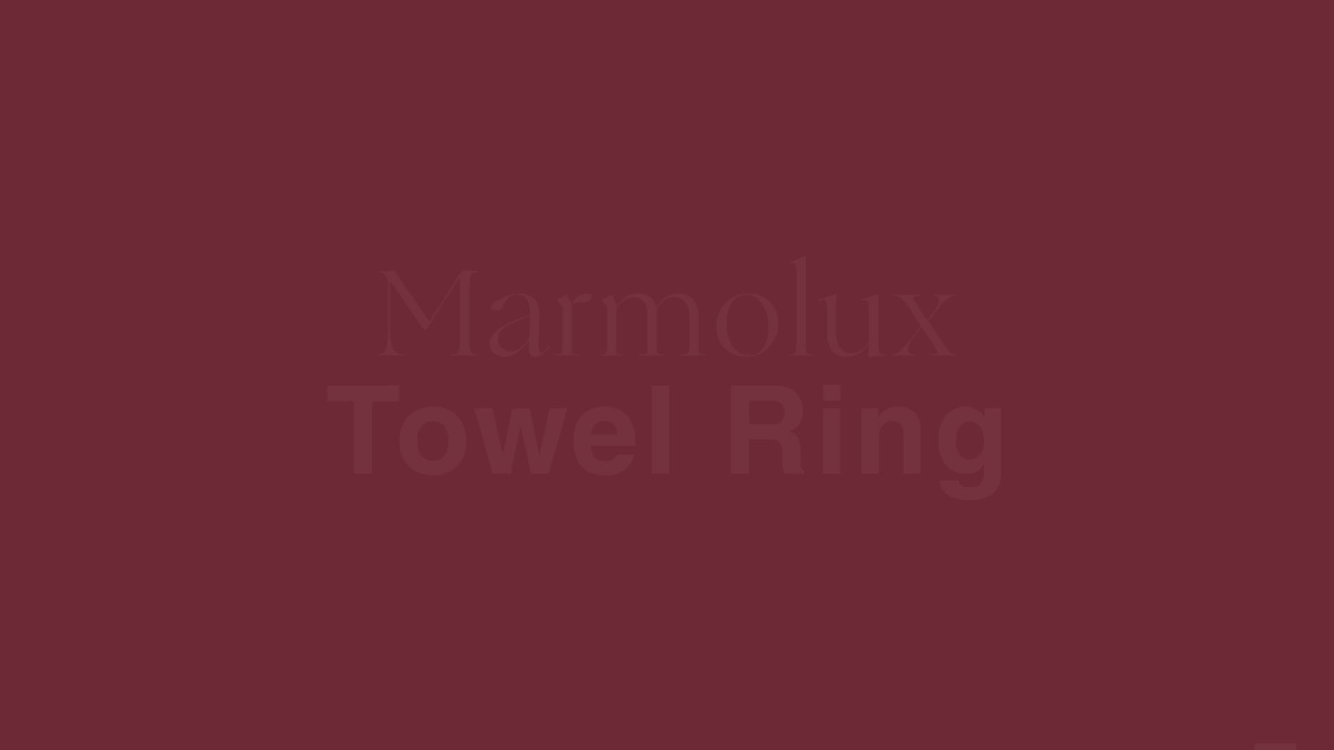 Marmolux Easy to Install Towel Ring - Hand Towel Holder
