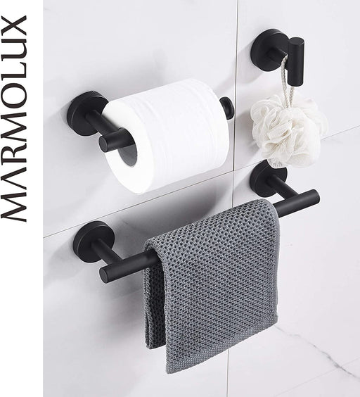 Marmolux Acc - Free Standing Toilet Paper Holder Stand 1pc - Bathroom  Storage for 4 Rolls of Toilet Tissue Modern Stainless Steel Matte Black  Toilet