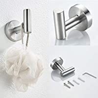 Bathroom Accessories Set of 4 (Brushed Steel)