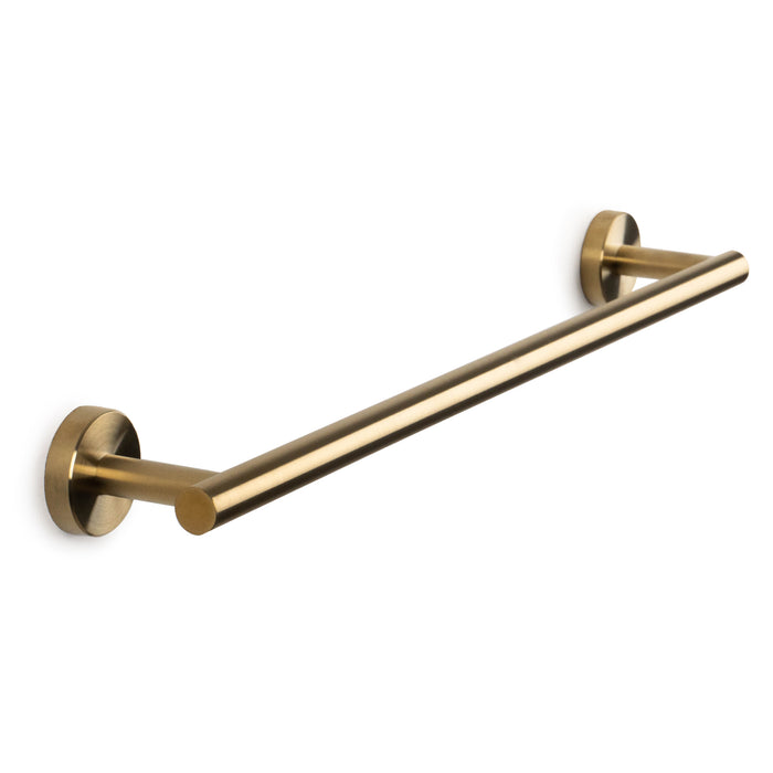 14 inches Bath Towel Bar - Round Design(Brushed Gold)