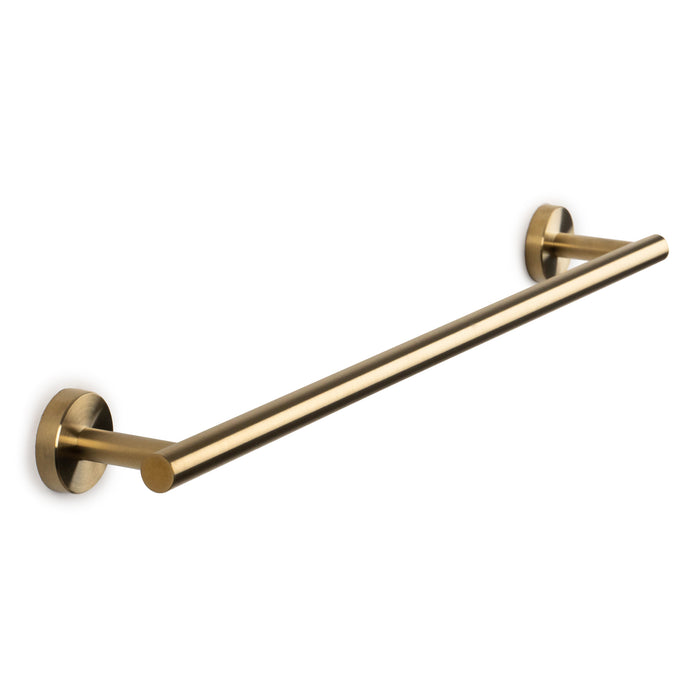 24 inches Bath Towel Bar - Round Design (Brushed Gold)