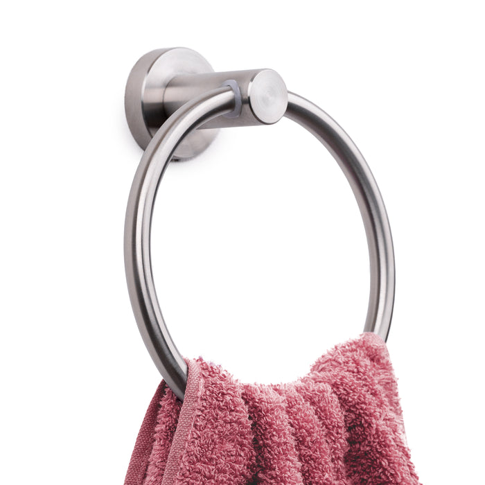 Toilet Paper Holder & Towel Ring (Stainless Steel)